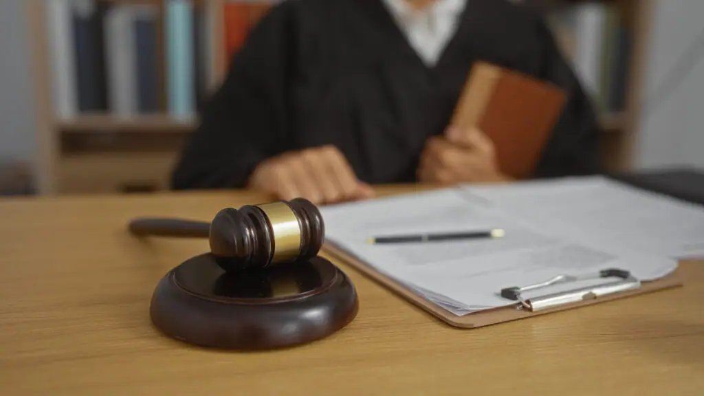 Judge presiding in a Melbourne courtroom