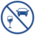 Drink driving icon