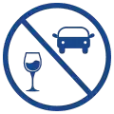 Drink driving icon