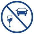 Drink driving icon