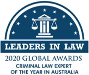 Leaders in Law 2020 Global Awards — Criminal Law Expert of the Year in Australia