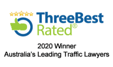 ThreeBest Rated 2020 Winner — Australia's Leading Traffic Lawyers